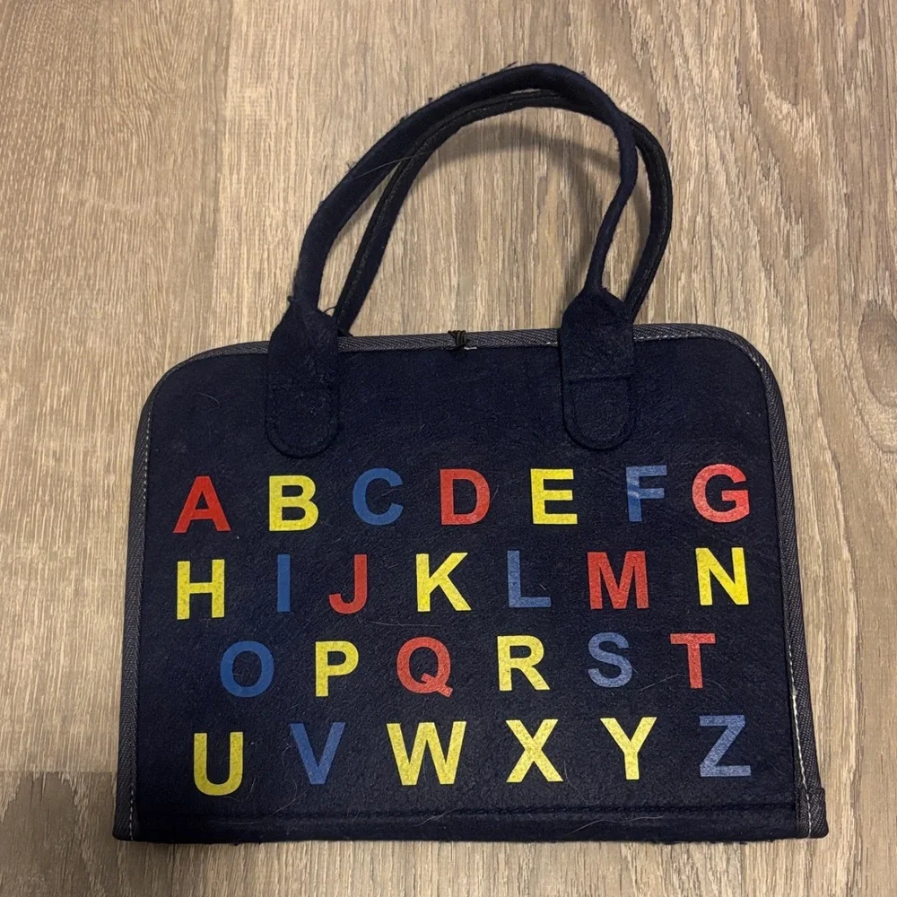 Interactive Kids Fastener Bag - Blue and Yellow